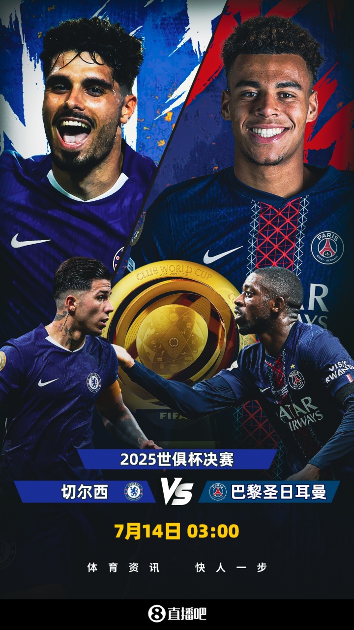 巴黎大優(yōu)勢(shì)！世俱杯奪冠賠率：巴黎1.3，切爾西3.4
